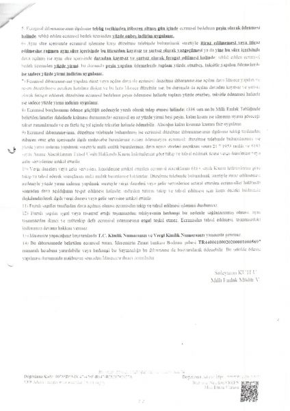 Kardeşler Sitesi Bodrum Duyuru